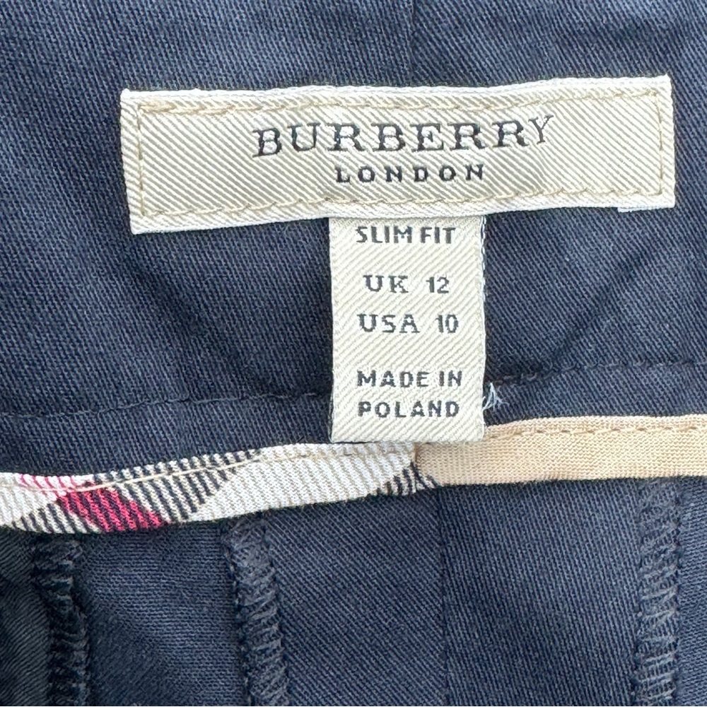Burberry Black Boot Cut Pants